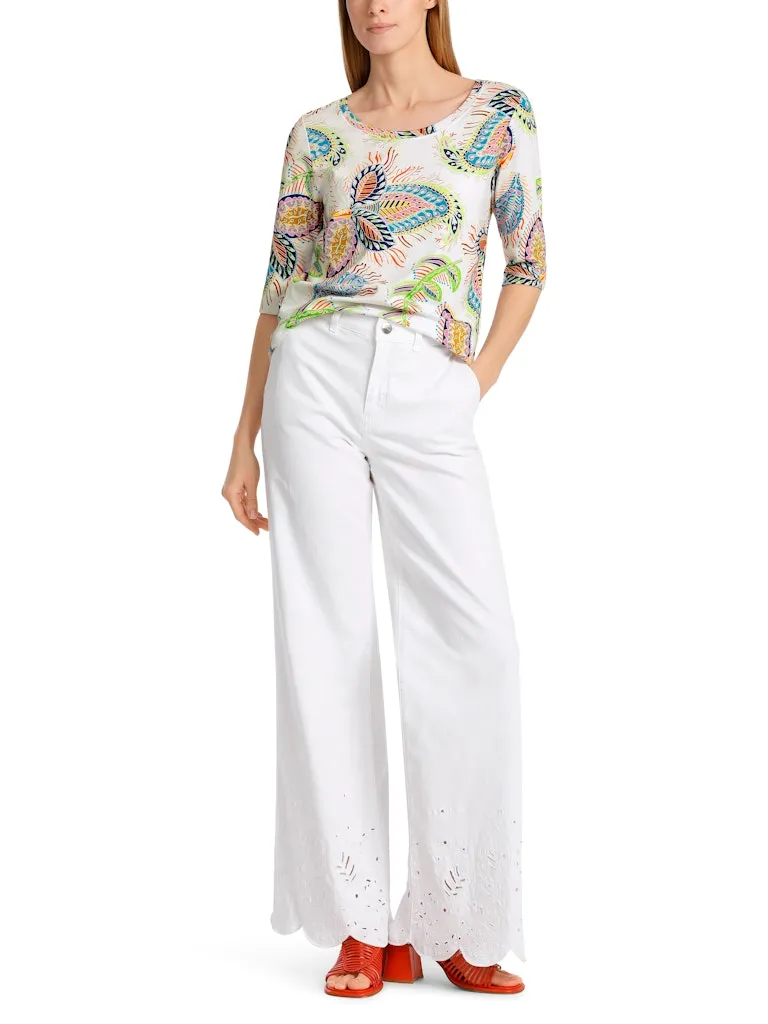 Pattern 3/4 Sleeve Top
