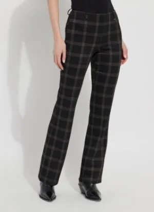 Patterned Baby Bootcut | Cold Chesnut Check