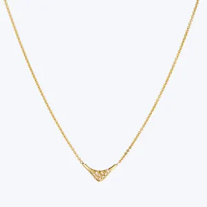 Pave Wave Necklace