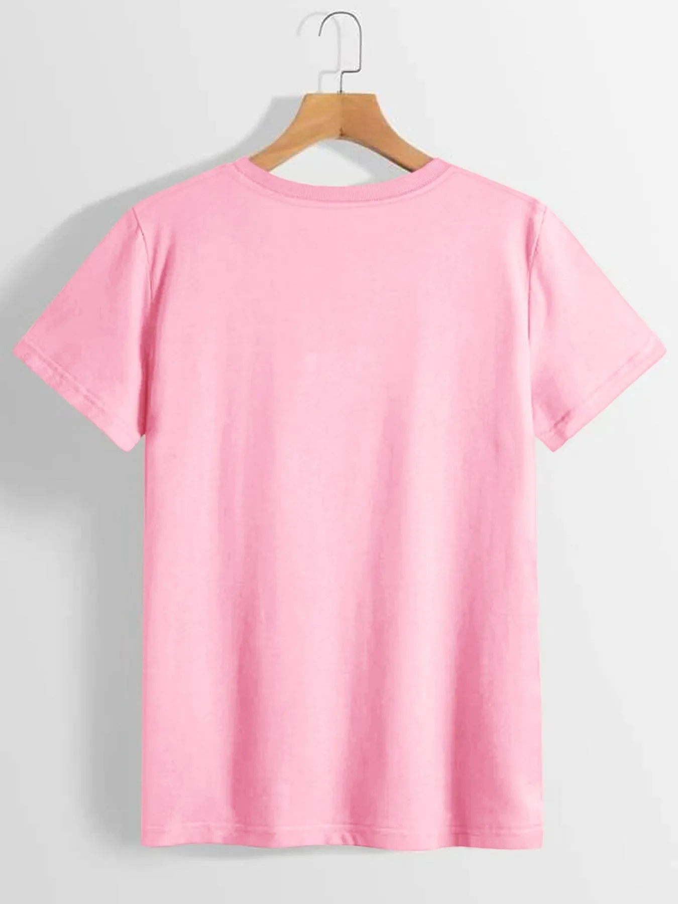 'Peace Love Dogs' Colorful Letter T-Shirt, Cute Short Sleeve Crew Neck Shirt, Casual Every Day Tops, Women's Clothing