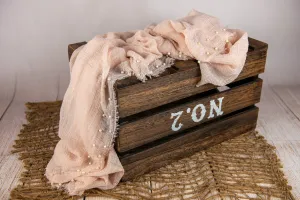 Pearl Embrace Wrap - Light Salmon