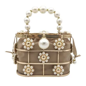 Pearl Flower Handbag