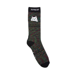 Peek A Nermal Socks (Space Yarn Dye)