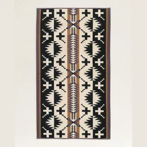 Pendleton Oversized Towel - Spider Rock Black / White