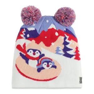 Penguin Double Pom Hat Girl's