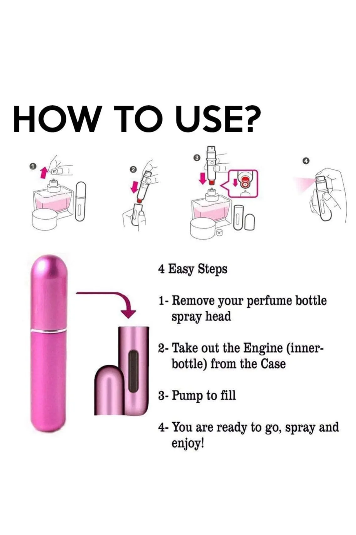 Perfume To Go Refillable Bottle