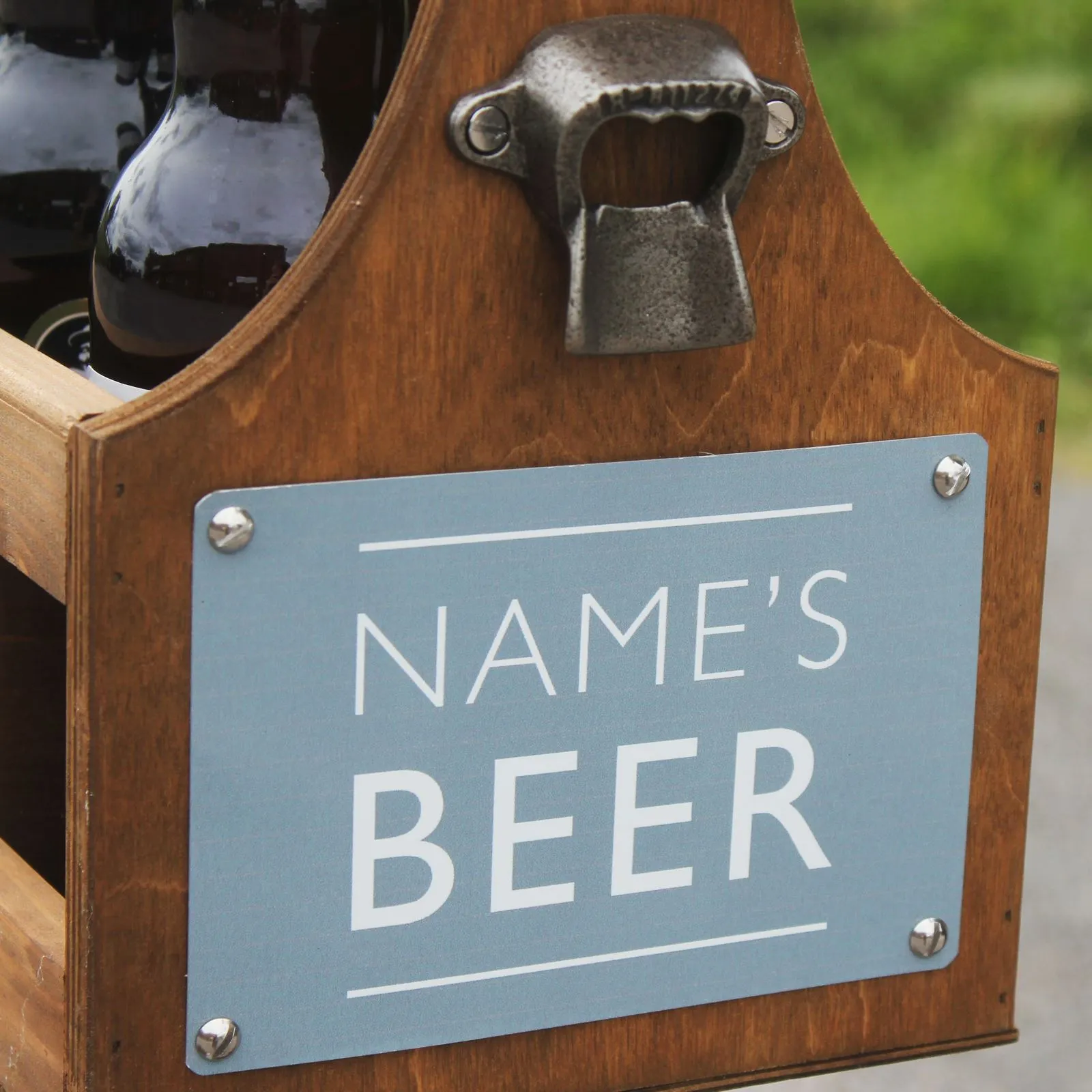Personalised Beer Carrier · 6 Bottle ·