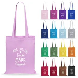 Personalised Teacher Tote Bag - Teach, Mark, Repeat