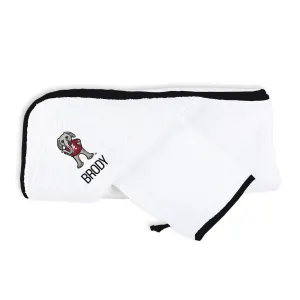 Personalized Alabama Crimson Tide Big Al Hooded Towel & Wash Mitt Set