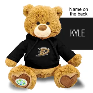 Personalized Anaheim Ducks Secondary 10" Plush Bear 2