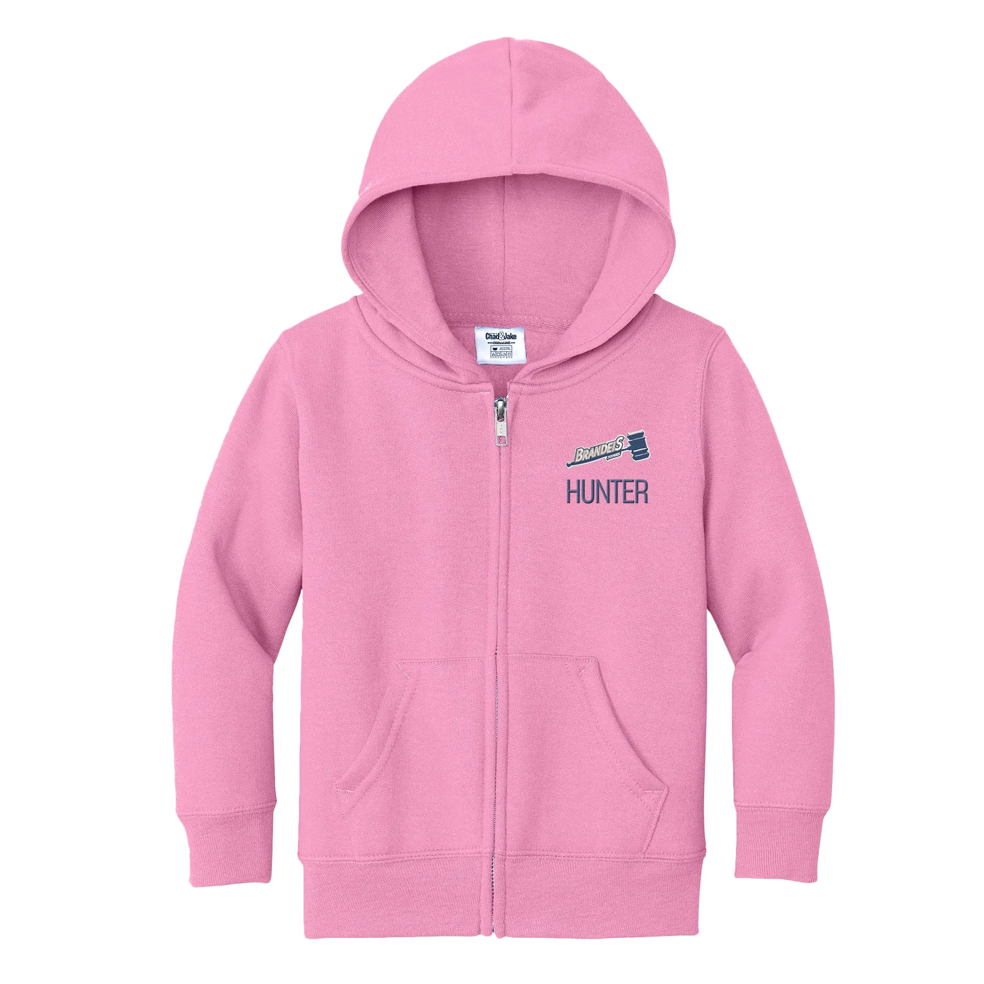 Personalized Brandeis Judges Toddler Full-Zip Sweatshirt