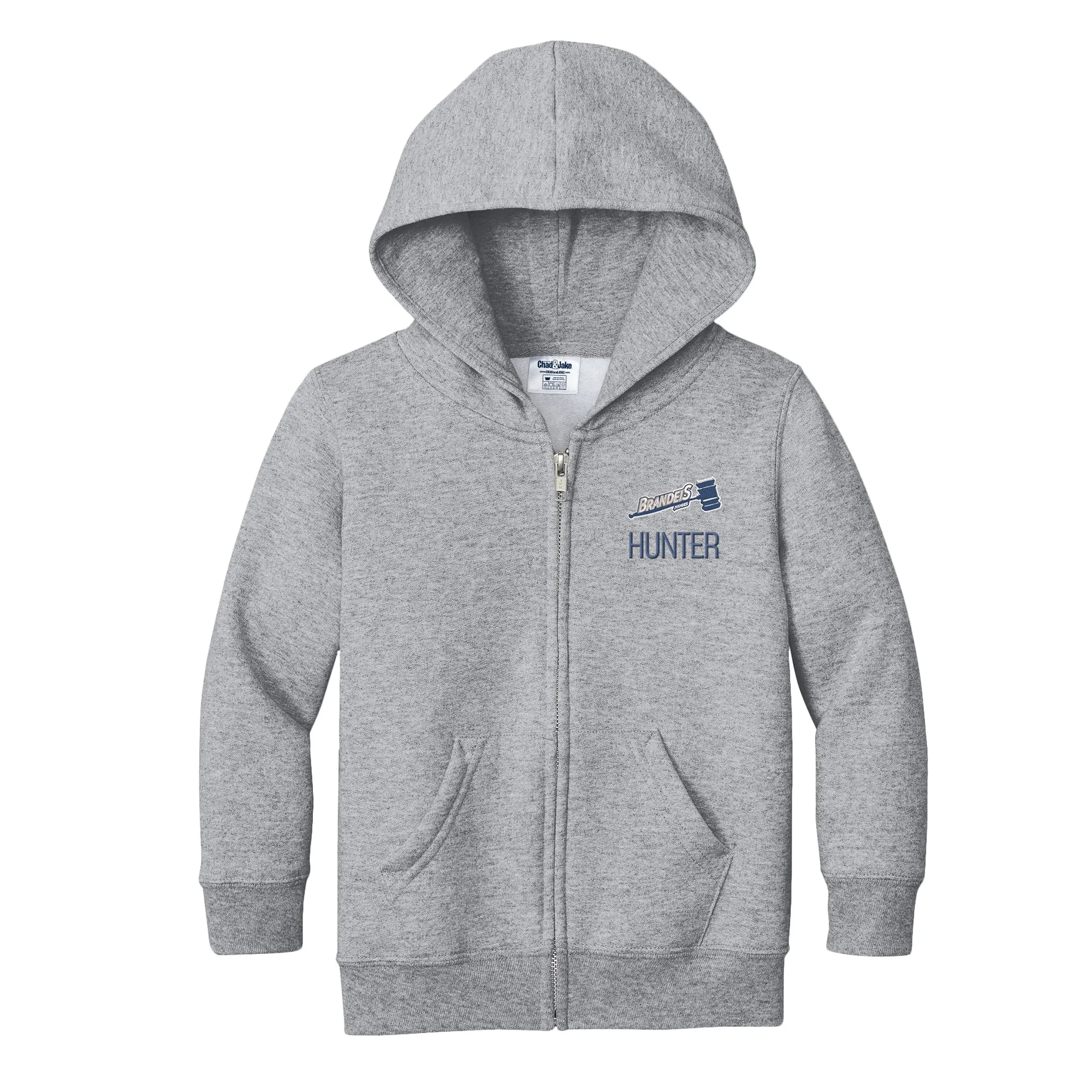 Personalized Brandeis Judges Toddler Full-Zip Sweatshirt