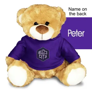 Personalized Charlotte Hornets "Buzz City" 10" Plush Bear