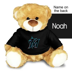 Personalized Miami Marlins 10" Plush Bear