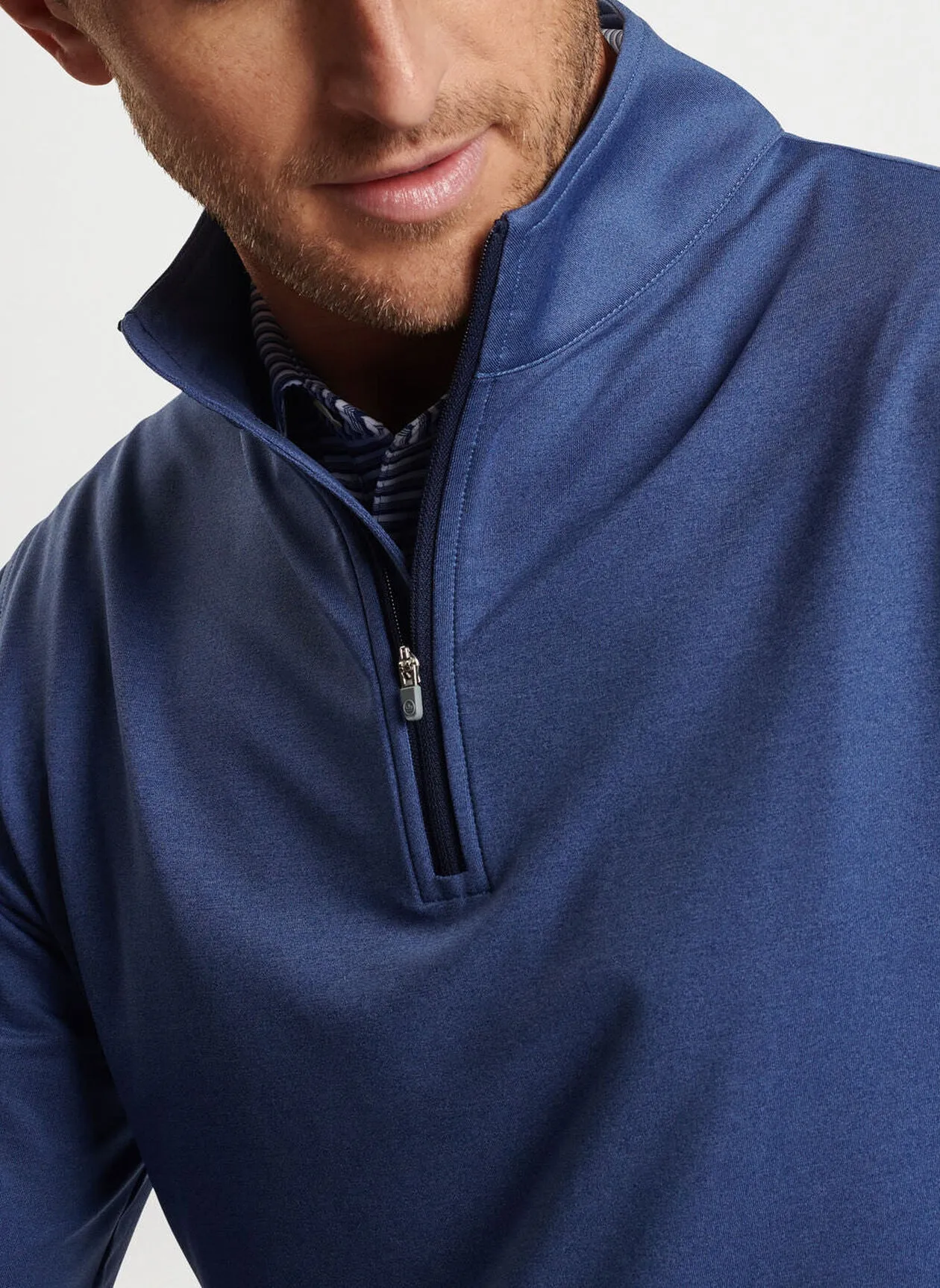Perth Mélange Performance Quarter-Zip