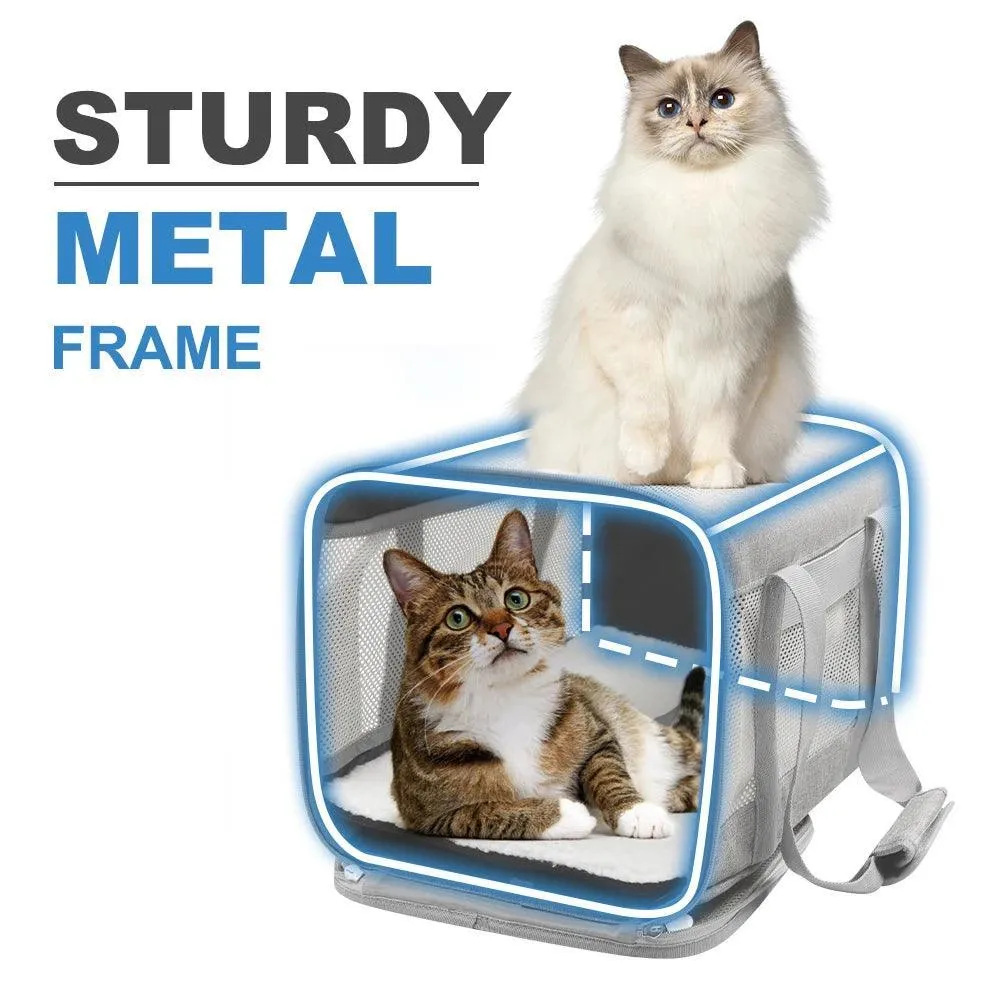 Pet Travel Backpack: Stylish Airline-Approved Carrier with Premium Safety Features