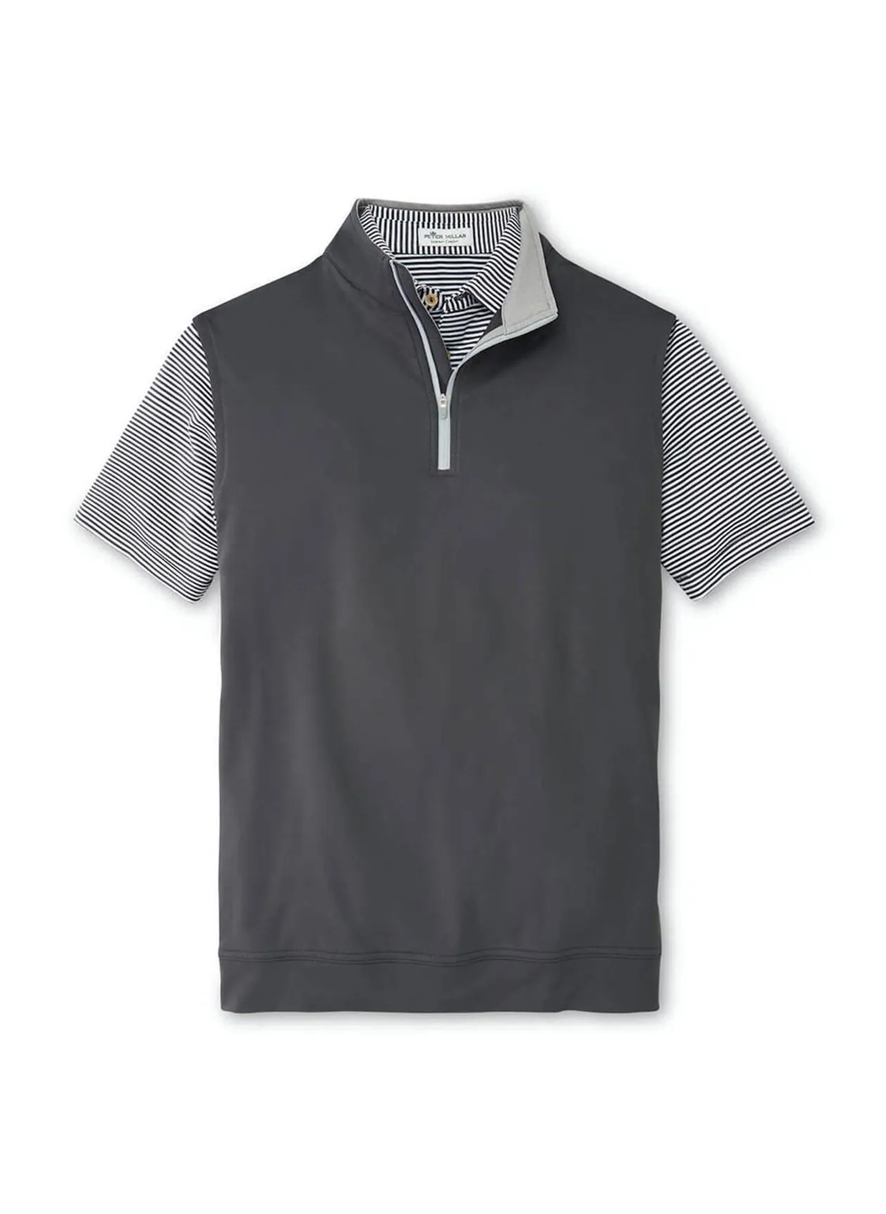 Peter Millar Bulk Order | Men&#x27;s Peter Millar Iron Galway Performance Quarter-Zip Vest 