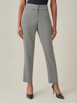 Petite Harlow Pant, Houndstooth