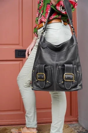 PETROLINA LEATHER SHOULDER BAG