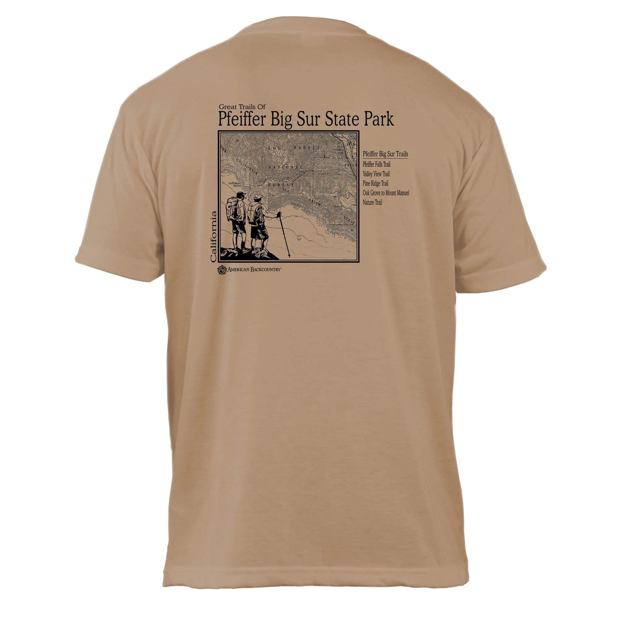 Pfeiffer State Park Great Trails Basic Crew T-Shirt