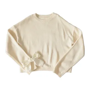 Phoebe Girls Sweater - Cream