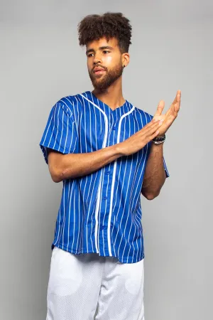 Pin Striped Baseball Jersey
