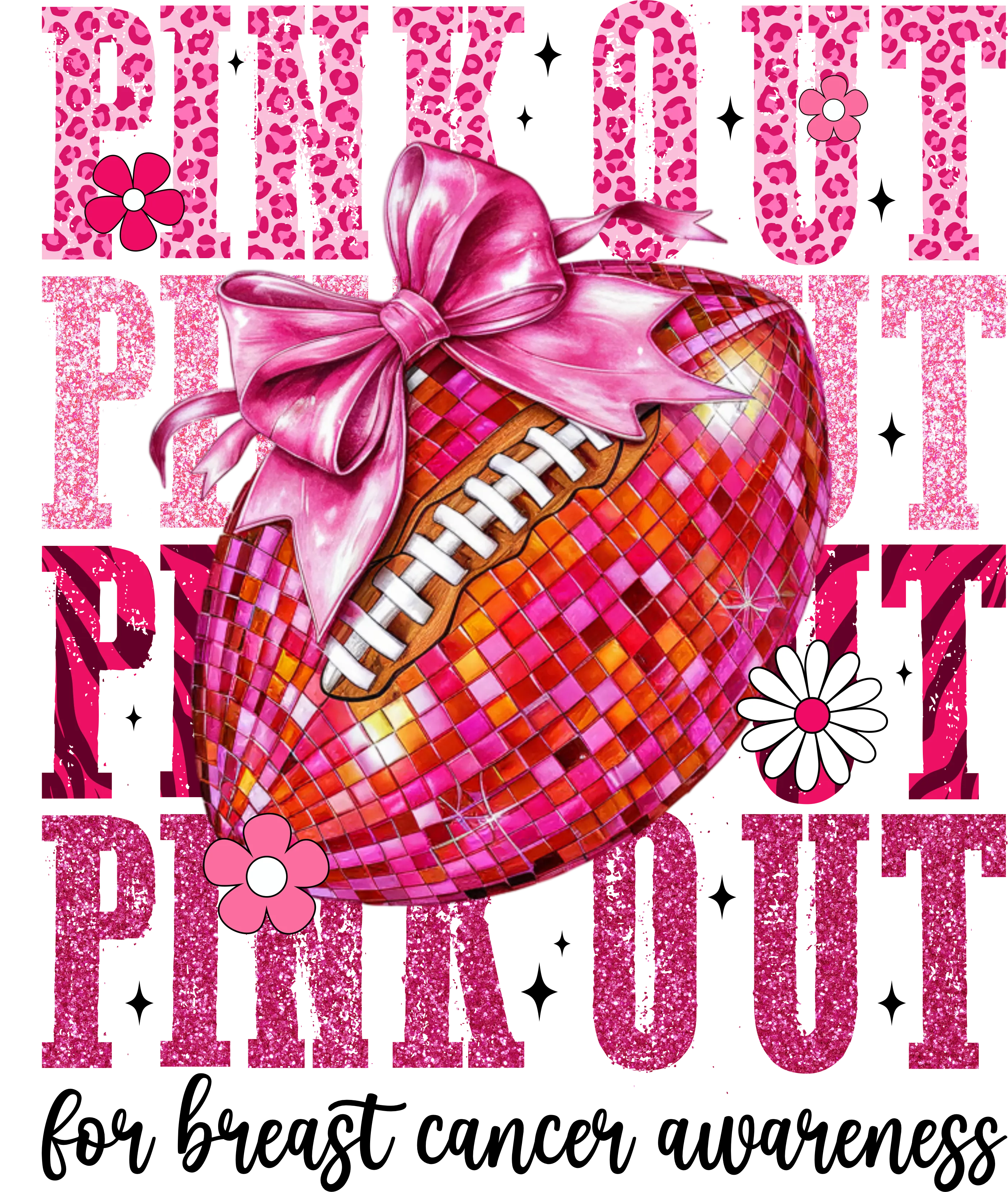 Pink out football, Heat transfer, press and peel, DIY, Shirt design