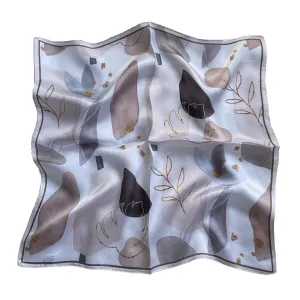 Pink Petal Dreams Pure Mulberry Silk Scarf Bandana
