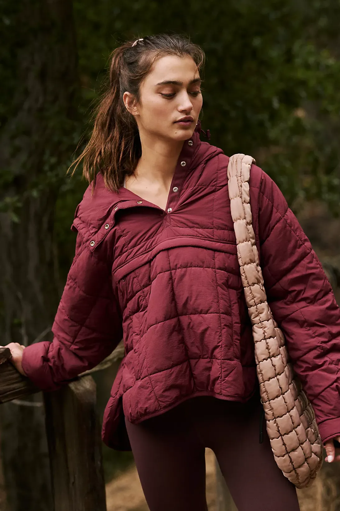 Pippa Packable Pullover, Jasper