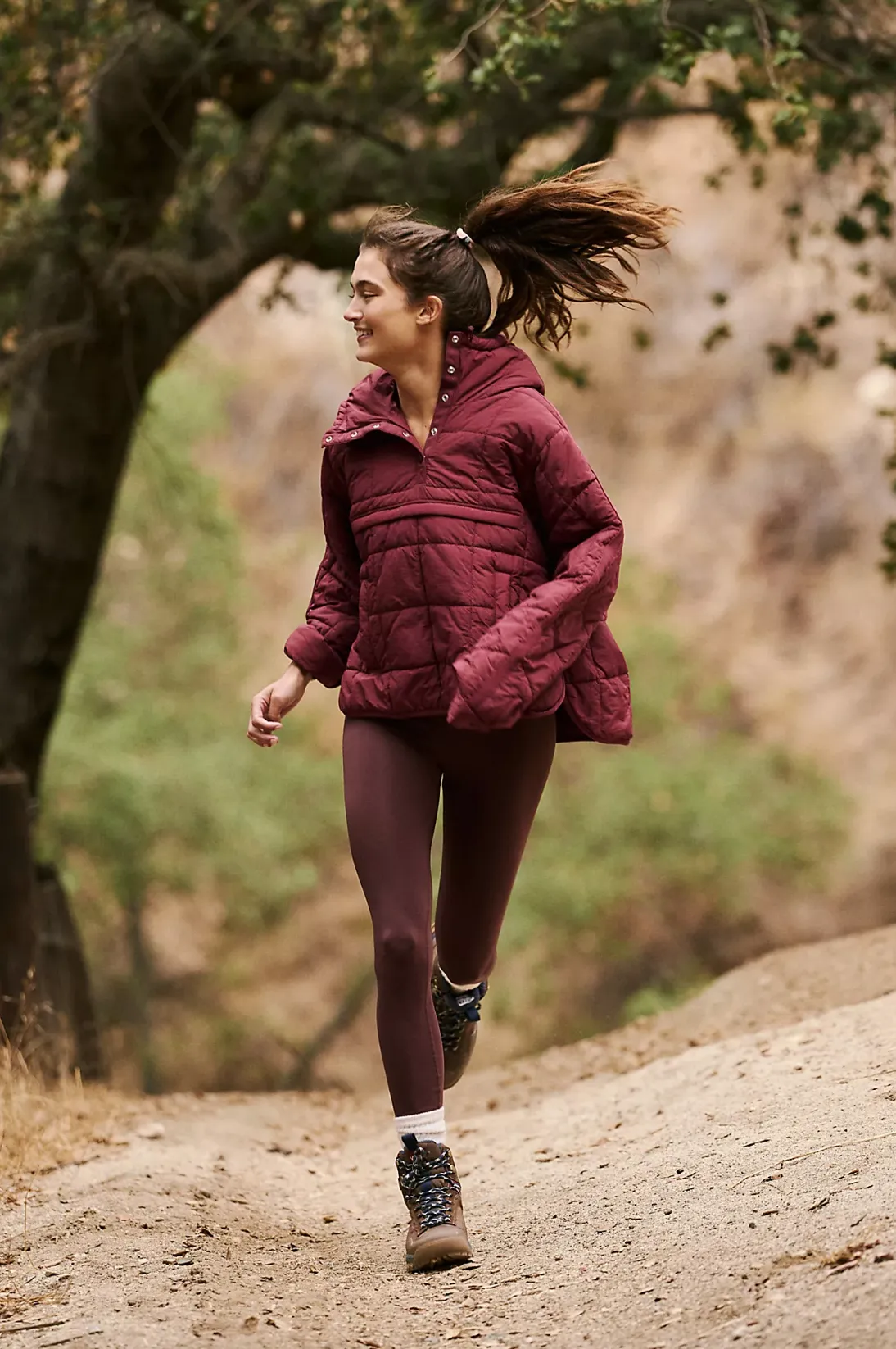 Pippa Packable Pullover, Jasper