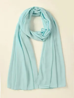 Plain Chiffon Aqua Hijab