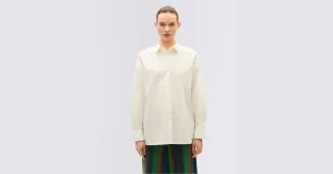 Plain Thinking MU White Juana Blouse