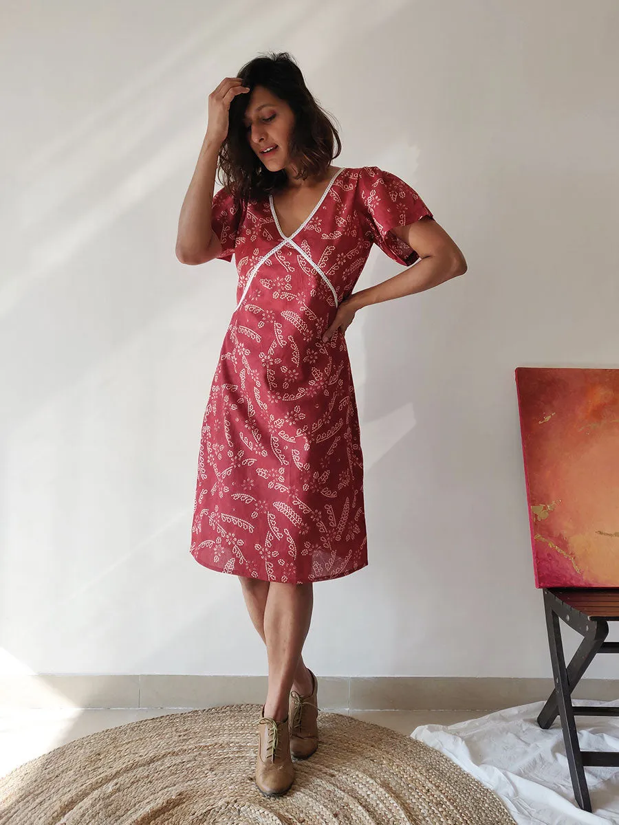 Plum Sheath Dress