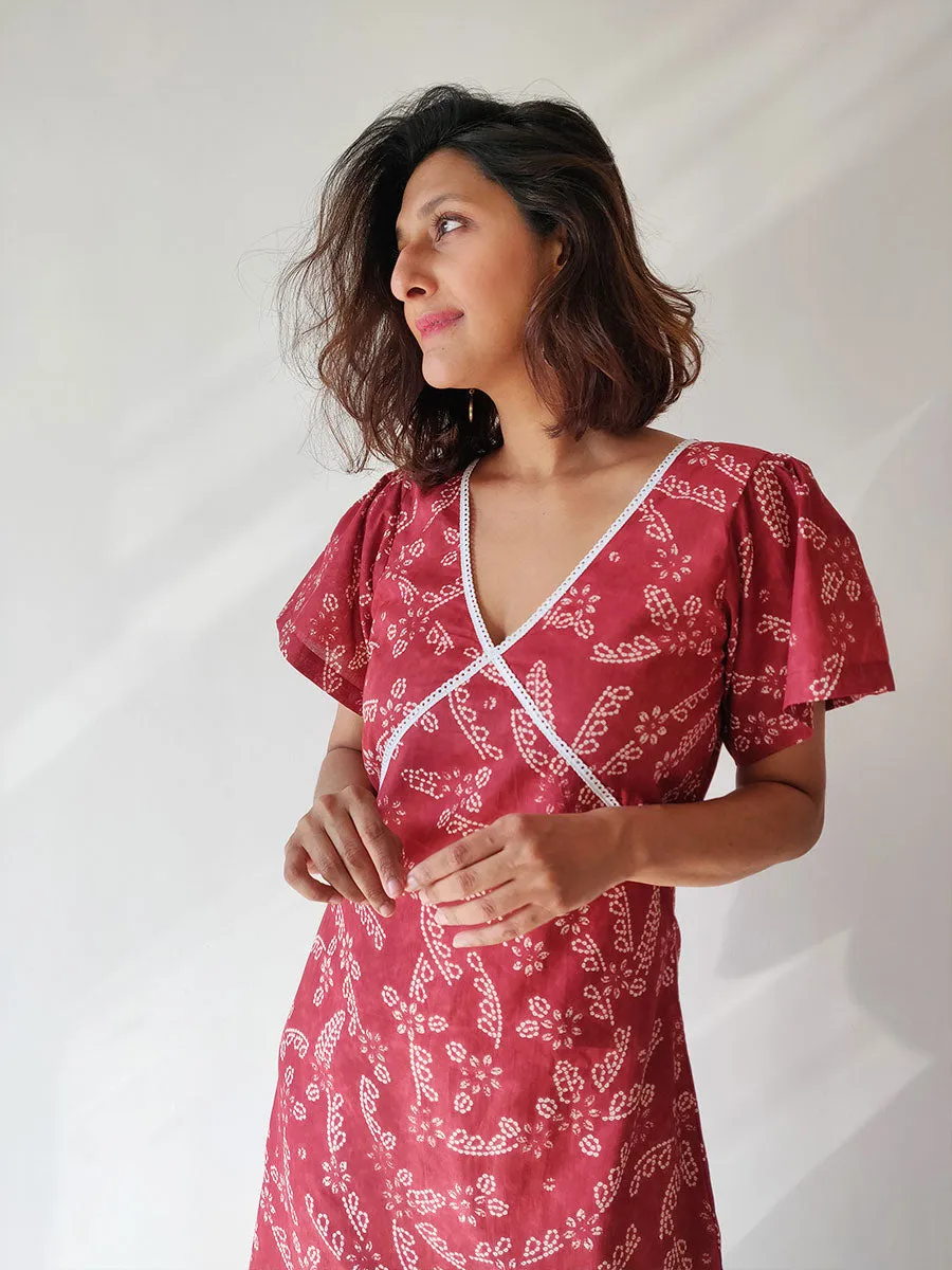 Plum Sheath Dress