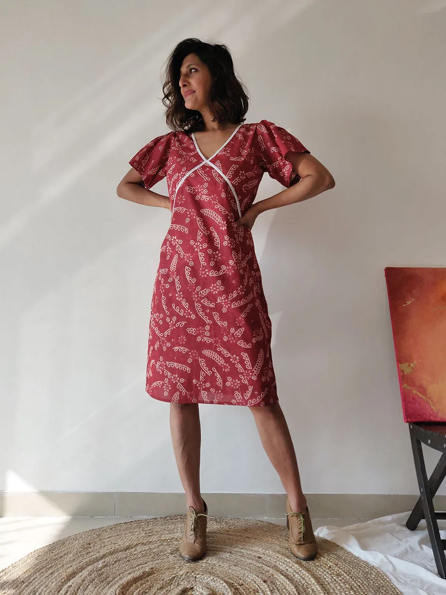 Plum Sheath Dress