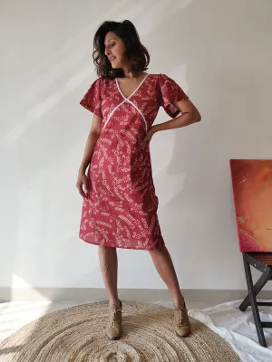 Plum Sheath Dress