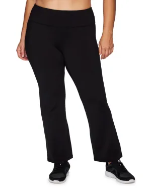 Plus Prime Fleece Slim Bootcut Pant | Black