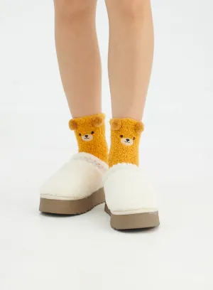 Plush Bear Socks IN316