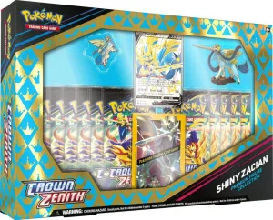 Pokemon Tcg Crown Zenith Shiny Zacian Premium Figure Collection Box Set