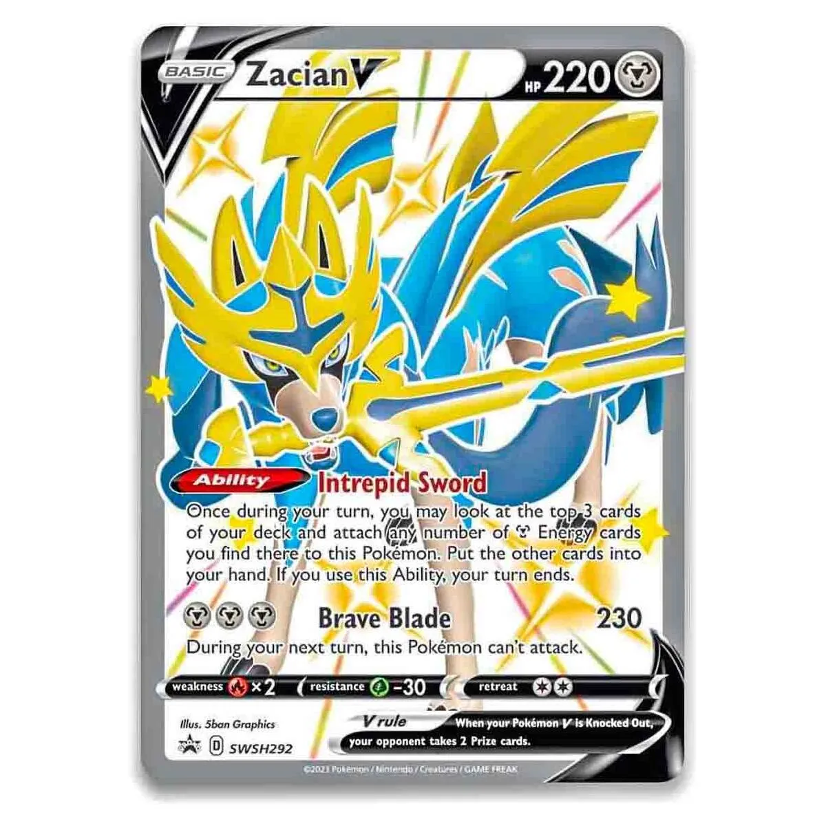 Pokémon TCG: Crown Zenith Premium Figure Collection Shiny Zacian