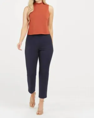 Polished Ankle Slim in Navy | Navy
