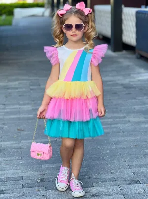 Pop Of Color Rainbow Dress