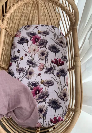 Pop Ya Tot - Cotton Muslin Bassinet Sheet - All About Aster
