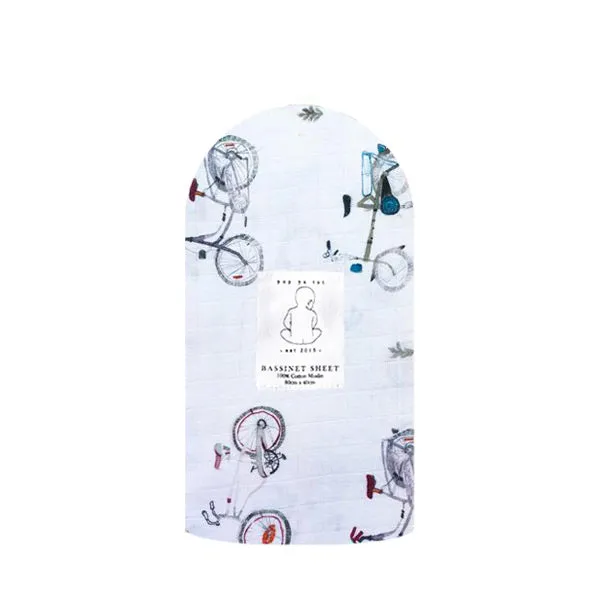 Pop Ya Tot Fitted Bassinet Sheet and Change Pad Cover - Ride On