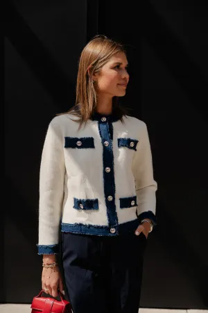 Poppy cardigan ecru