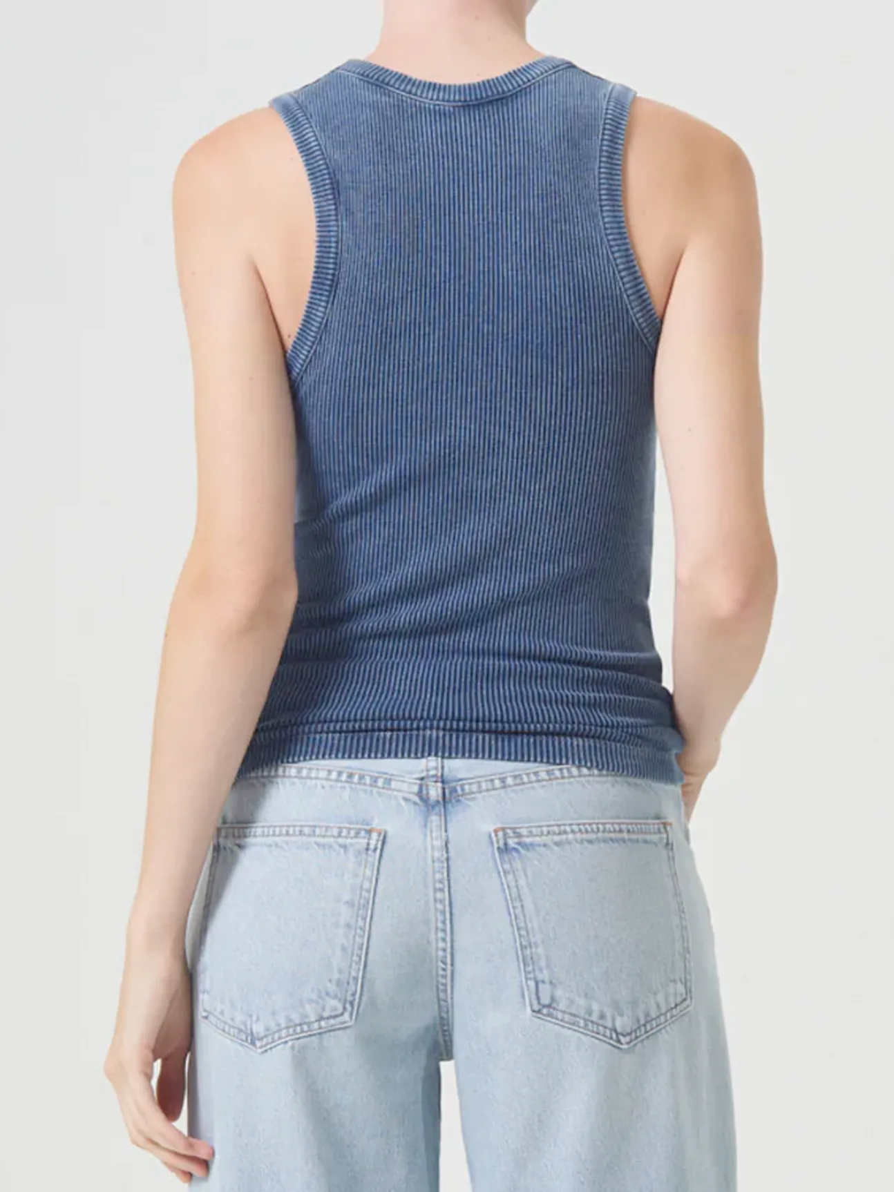 Poppy Tank in Indigo