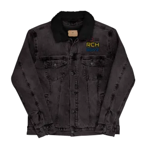Porchboyz Multi Colored Unisex denim sherpa jacket