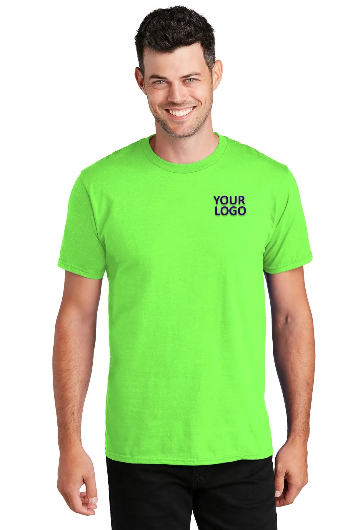 Port & Company Fan Branded Favorite Tee's, Flash Green