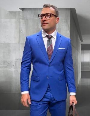 PORT BLUE TAILORED FIT 2 PC SUIT