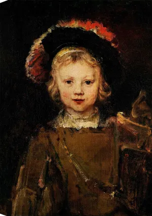 Portrait of a Child | Rembrandt Van Rijn Masters Classic Art in Gallery Wrapped Canvas | Various Sizes